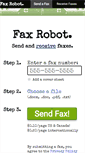 Mobile Screenshot of faxrobot.com