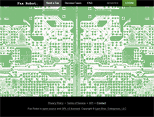 Tablet Screenshot of faxrobot.com